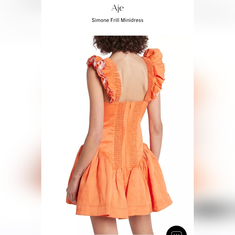 Aje Simone Frill Minidress
